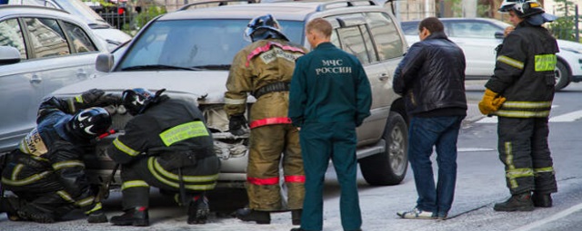 В Нижнем Новгороде сожгли машину организатору фонда поддержки российских военных
